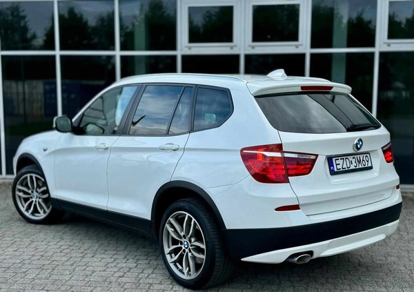 BMW X3 cena 72900 przebieg: 139000, rok produkcji 2014 z Torzym małe 781